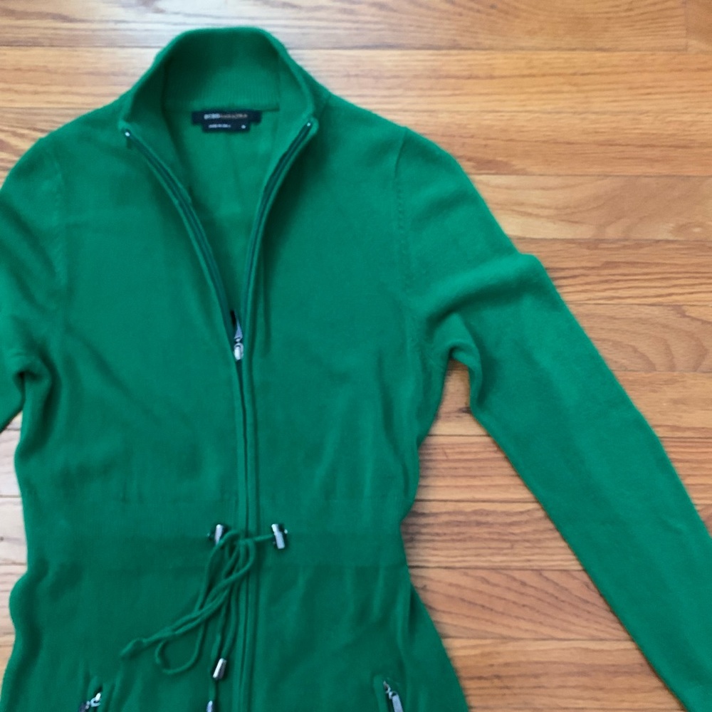 BCBG MaxAzaria Kelly Green Sweater Dress